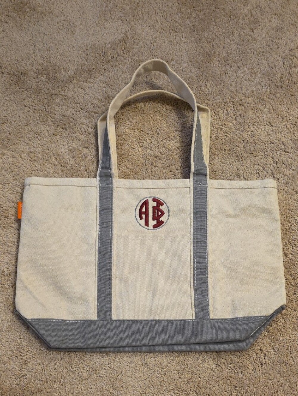Alpha Phi Canvas Travel Bag